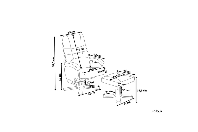 Relaxpro Kontorsstol - Beige - Möbler - Stolar & fåtöljer - Fåtölj - Massagestol & massagefåtölj