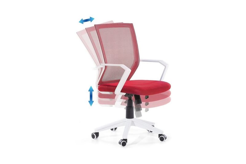 Relief Kontorsstol - Röd - Möbler - Stolar & fåtöljer - Kontorsstol & skrivbordsstol