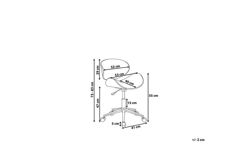 Rotterdam Kontorsstol - Vit - Möbler - Stolar & fåtöljer - Kontorsstol & skrivbordsstol