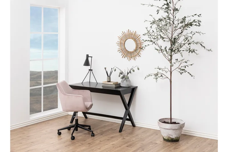 Samlar Kontorsstol VIC-tyg - Röd/Svart - Möbler - Stolar & fåtöljer - Kontorsstol & skrivbordsstol