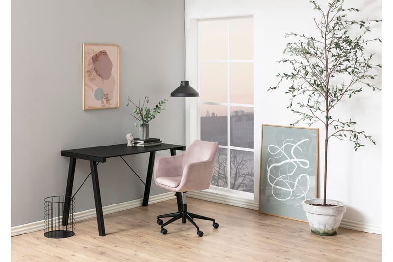 Samlar Kontorsstol VIC-tyg - Röd/Svart - Möbler - Stolar & fåtöljer - Kontorsstol & skrivbordsstol