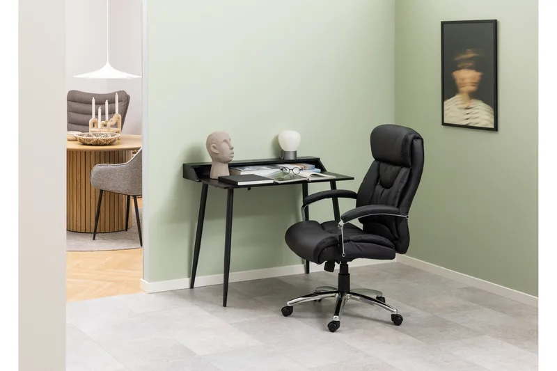 Sarama Kontorsstol Höj och sänkbar - Svart - Möbler - Stolar & fåtöljer - Kontorsstol & skrivbordsstol