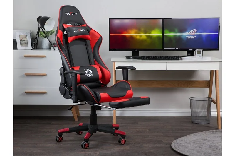 Victory Kontorsstol - Röd - Möbler - Stolar & fåtöljer - Kontorsstol & skrivbordsstol