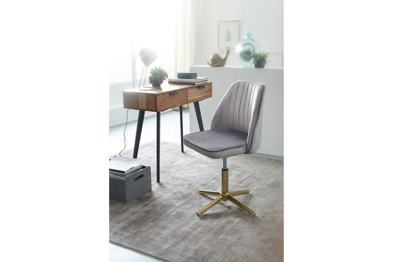 Willowdale Kontorsstol - Grå/Guld - Möbler - Stolar & fåtöljer - Kontorsstol & skrivbordsstol