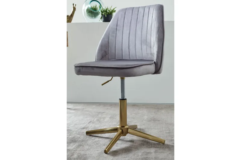 Willowdale Kontorsstol - Grå/Guld - Möbler - Stolar & fåtöljer - Kontorsstol & skrivbordsstol