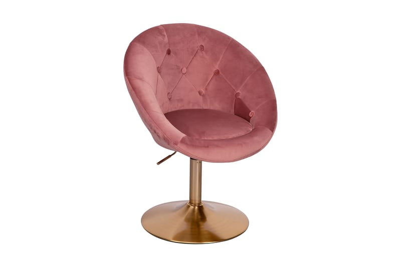 Willowdale Kontorsstol - Mörkrosa/Guld - Möbler - Stolar & fåtöljer - Kontorsstol & skrivbordsstol