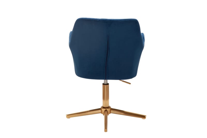 Willowdale Kontorsstol med Armstöd - Mörkblå/Guld - Möbler - Stolar & fåtöljer - Kontorsstol & skrivbordsstol