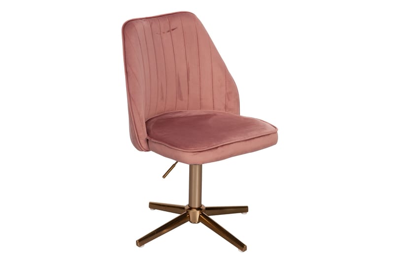 Willowdale Kontorsstol - Rosa/Guld - Möbler - Stolar & fåtöljer - Kontorsstol & skrivbordsstol
