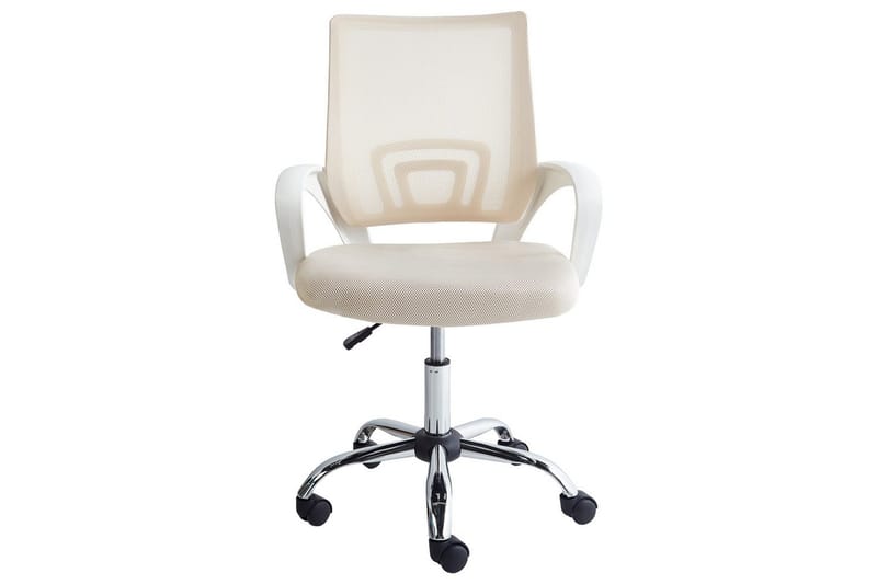Kontorsstol Solid - Beige, Silver, Vit - Möbler - Stolar & fåtöljer - Kontorsstol & skrivbordsstol