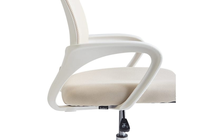 Kontorsstol Solid - Beige, Silver, Vit - Möbler - Stolar & fåtöljer - Kontorsstol & skrivbordsstol