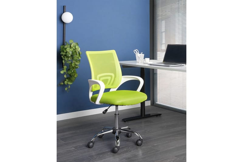 Kontorsstol Solid - Grön, Silver, Vit - Möbler - Stolar & fåtöljer - Kontorsstol & skrivbordsstol