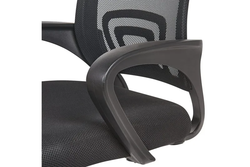 Kontorsstol Solid Svart/Silver - Svart/Silver - Möbler - Stolar & fåtöljer - Kontorsstol & skrivbordsstol