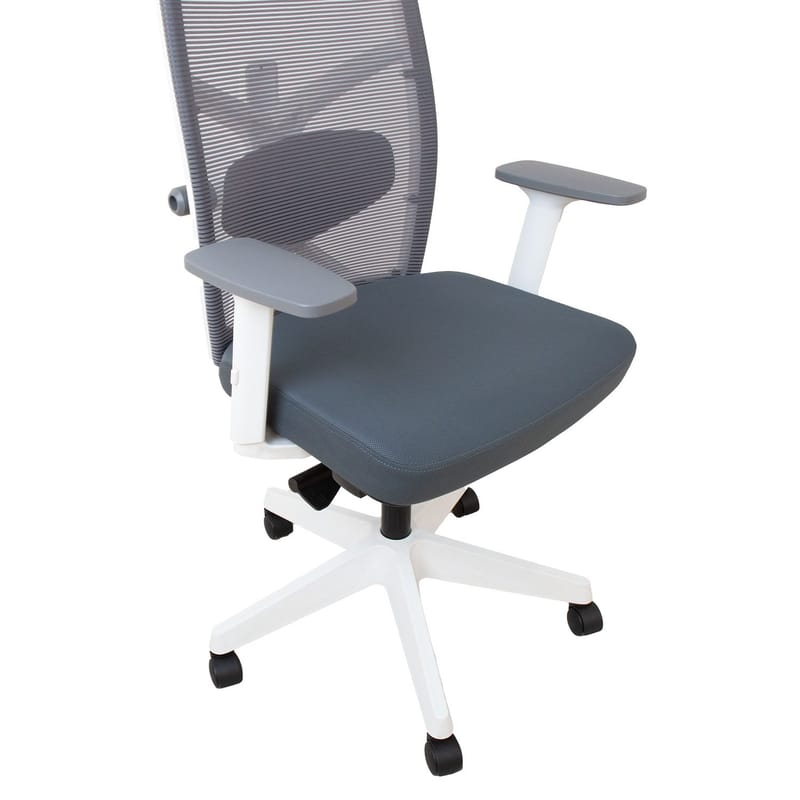 Kontorsstol Tune - Grå med vit stomme - Möbler - Stolar & fåtöljer - Kontorsstol & skrivbordsstol