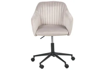 Kontorsstol Venice Beige/svart - Beige/svart - Möbler - Stolar & fåtöljer - Kontorsstol & skrivbordsstol