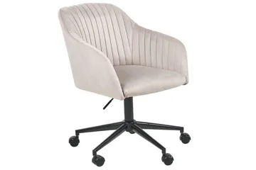 Kontorsstol Venice Beige/svart - Beige/svart - Möbler - Stolar & fåtöljer - Kontorsstol & skrivbordsstol
