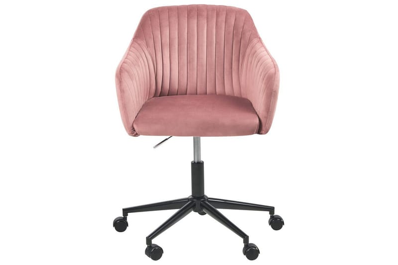 Kontorsstol Venice Rosa/Svart - Rosa/Svart - Möbler - Stolar & fåtöljer - Kontorsstol & skrivbordsstol