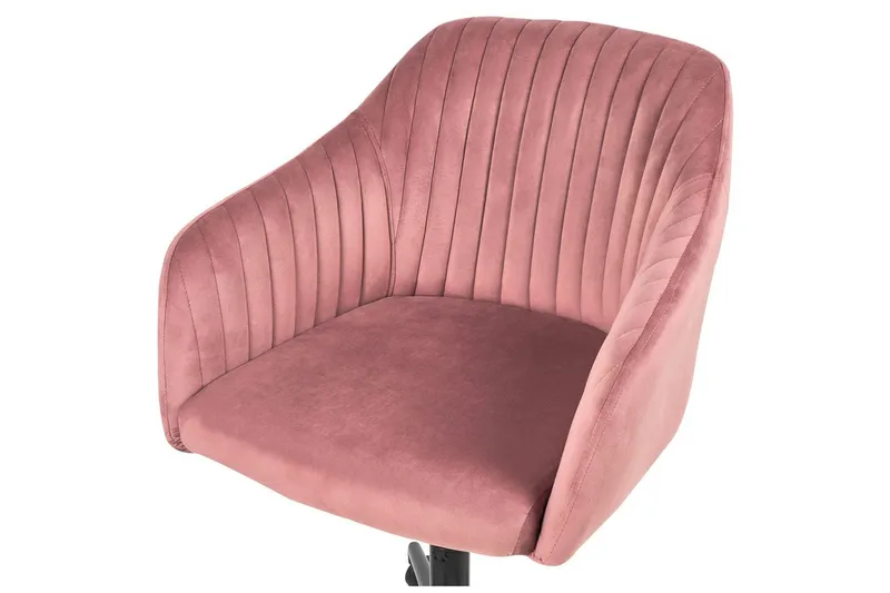 Kontorsstol Venice Rosa/Svart - Rosa/Svart - Möbler - Stolar & fåtöljer - Kontorsstol & skrivbordsstol