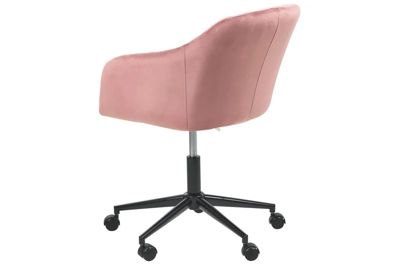 Kontorsstol Venice Rosa/Svart - Rosa/Svart - Möbler - Stolar & fåtöljer - Kontorsstol & skrivbordsstol
