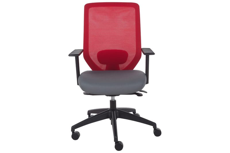 Kontorsstol Virtuoso Röd/grå/svart - Röd/grå/svart - Möbler - Stolar & fåtöljer - Kontorsstol & skrivbordsstol