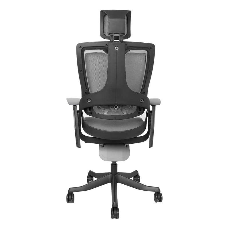 Kontorsstol Wau med bred ryggstöd - grå - Möbler - Stolar & fåtöljer - Kontorsstol & skrivbordsstol