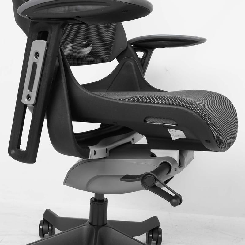 Kontorsstol Wau med bred ryggstöd - grå - Möbler - Stolar & fåtöljer - Kontorsstol & skrivbordsstol