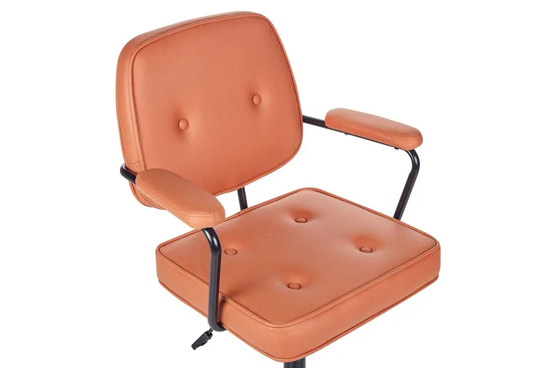 Kontorsstol Pawnee Orange/Svart - Orange/Svart - Möbler - Stolar & fåtöljer - Kontorsstol & skrivbordsstol