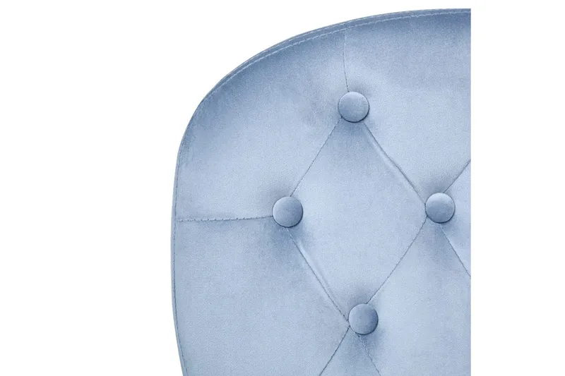 Kontorsstol Princess - Blå, Silver, Svart - Möbler - Stolar & fåtöljer - Kontorsstol & skrivbordsstol