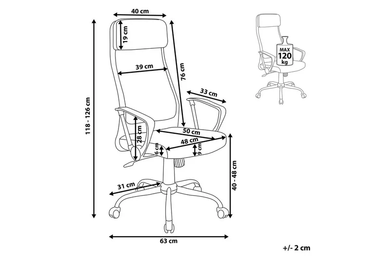 Kontorsstol Pioneer - Möbler - Stolar & fåtöljer - Kontorsstol & skrivbordsstol