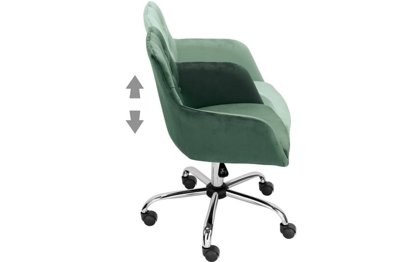 Kontorsstol Perry Mörkgrön - Mörkgrön - Möbler - Stolar & fåtöljer - Kontorsstol & skrivbordsstol