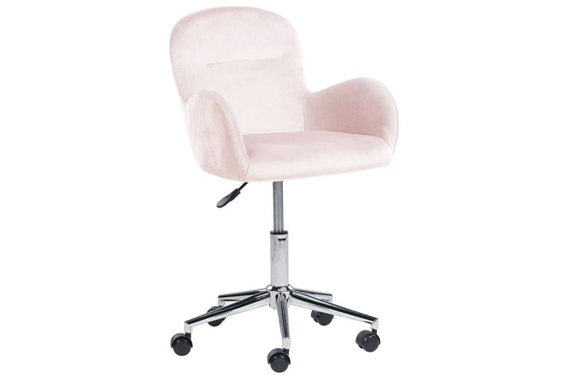 Kontorsstol Priddy Rosa - Rosa - Möbler - Stolar & fåtöljer - Kontorsstol & skrivbordsstol