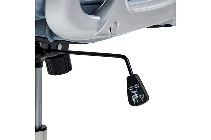 Kontorsstol Princess - Blå, Silver, Svart - Möbler - Stolar & fåtöljer - Kontorsstol & skrivbordsstol