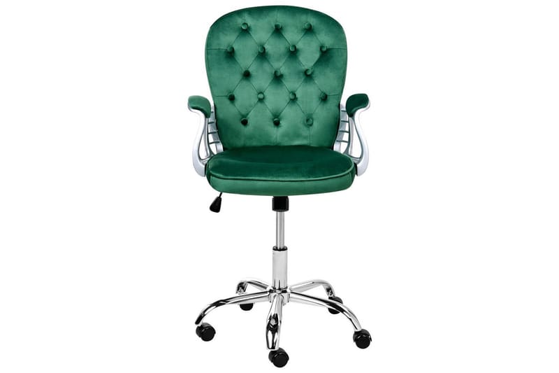 Kontorsstol Princess - Grön, Silver, Svart - Möbler - Stolar & fåtöljer - Kontorsstol & skrivbordsstol