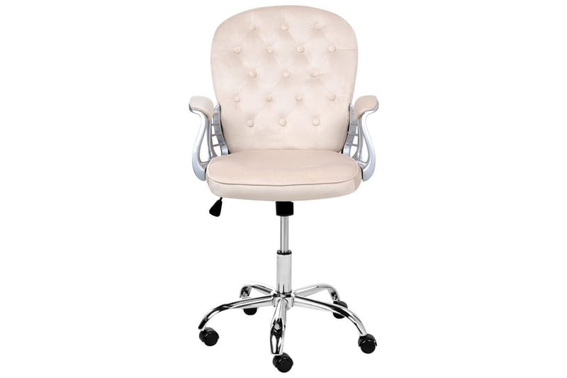 Kontorsstol Princess - Beige, Silver, Svart - Möbler - Stolar & fåtöljer - Kontorsstol & skrivbordsstol
