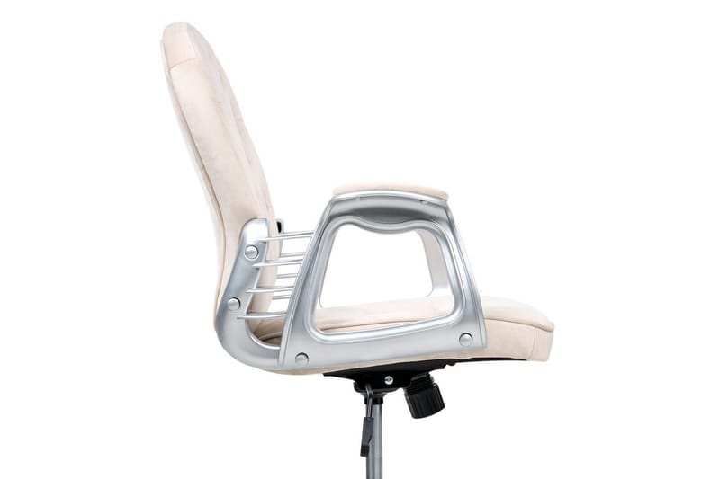 Kontorsstol Princess - Beige, Silver, Svart - Möbler - Stolar & fåtöljer - Kontorsstol & skrivbordsstol