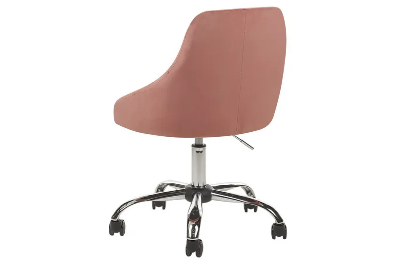 Kontorsstol Parrish Rosa/svart/silver - Rosa/svart/silver - Möbler - Stolar & fåtöljer - Kontorsstol & skrivbordsstol