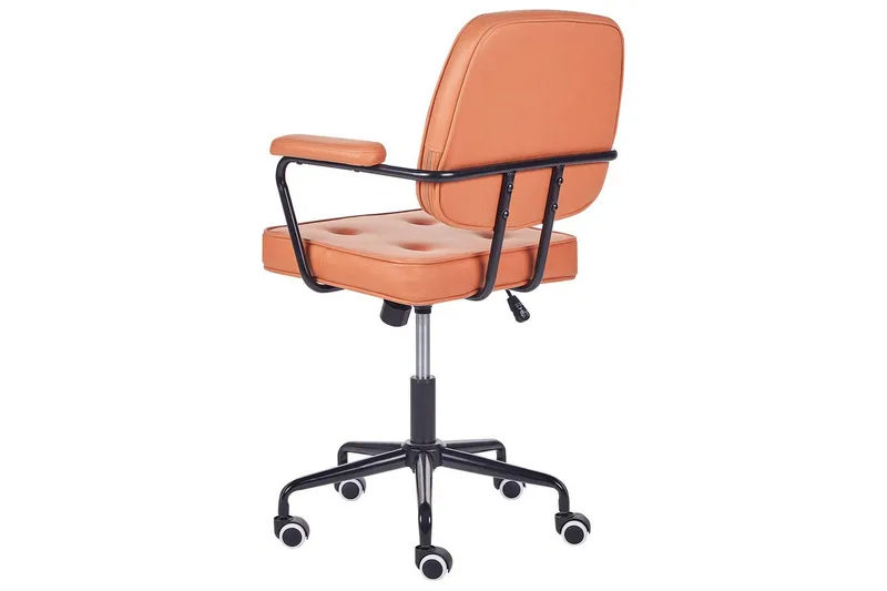 Kontorsstol Pawnee Orange/Svart - Orange/Svart - Möbler - Stolar & fåtöljer - Kontorsstol & skrivbordsstol