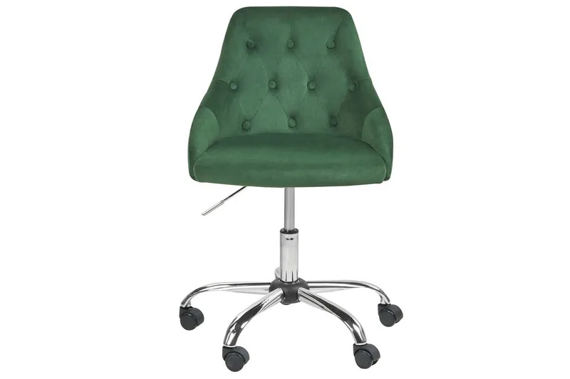 Kontorsstol Parrish Grön/Svart/Silver - Grön/Svart/Silver - Möbler - Stolar & fåtöljer - Kontorsstol & skrivbordsstol