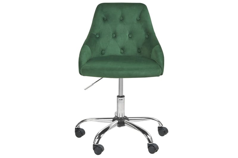 Kontorsstol Parrish Grön/Svart/Silver - Grön/Svart/Silver - Möbler - Stolar & fåtöljer - Kontorsstol & skrivbordsstol