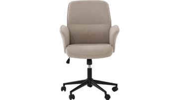 Kontorstol Ylvara Låg Rygg - Beige - Möbler - Stolar & fåtöljer - Kontorsstol & skrivbordsstol