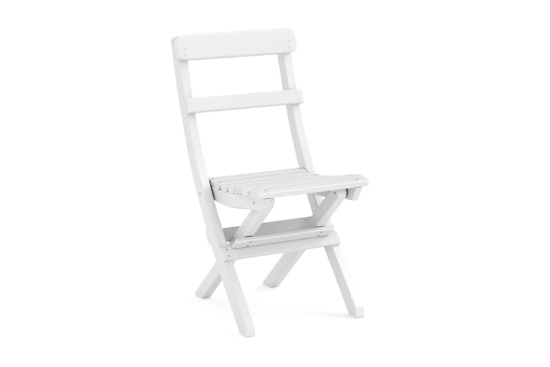 Landet Klappstol - Hopfällbar stol utomhus i akacia trä - Vit - Möbler - Stolar & fåtöljer - Klappstol & stapelbara stolar