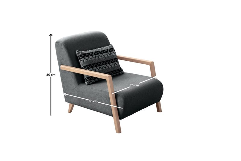 Latrona Fåtölj - Antracit - Möbler - Stolar & fåtöljer - Fåtölj