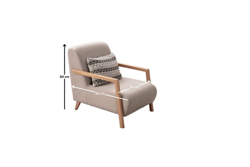 Latrona Fåtölj - Krämvit - Möbler - Stolar & fåtöljer - Fåtölj