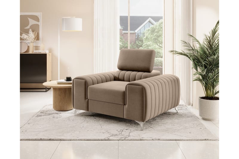 Laurece Fåtölj - Beige - Möbler - Stolar & fåtöljer - Fåtölj