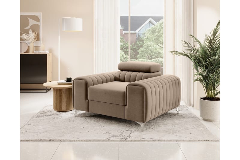 Laurece Fåtölj - Beige - Möbler - Stolar & fåtöljer - Fåtölj