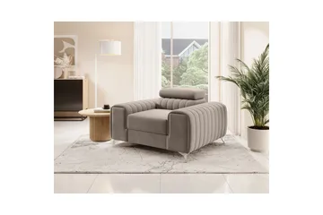 Laurece Fåtölj - Beige - Möbler - Stolar & fåtöljer - Fåtölj