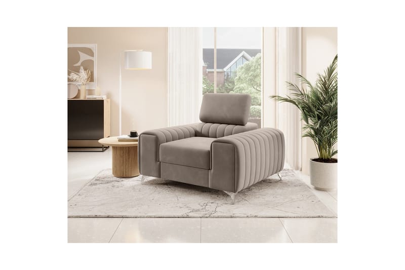 Laurece Fåtölj - Beige - Möbler - Stolar & fåtöljer - Fåtölj