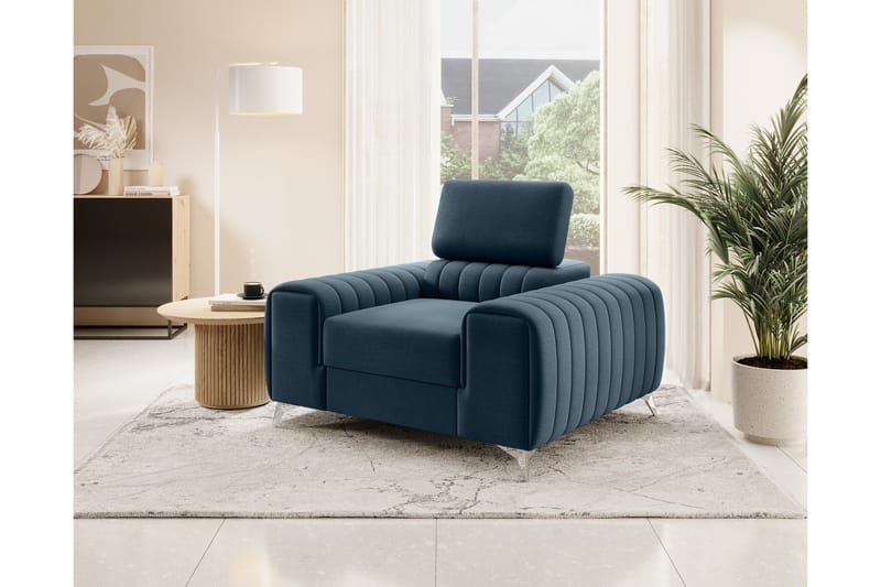 Laurece Fåtölj - Blå - Möbler - Stolar & fåtöljer - Fåtölj