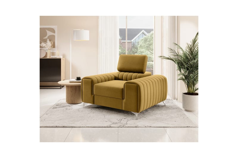 Laurece Fåtölj - Guld - Möbler - Stolar & fåtöljer - Fåtölj