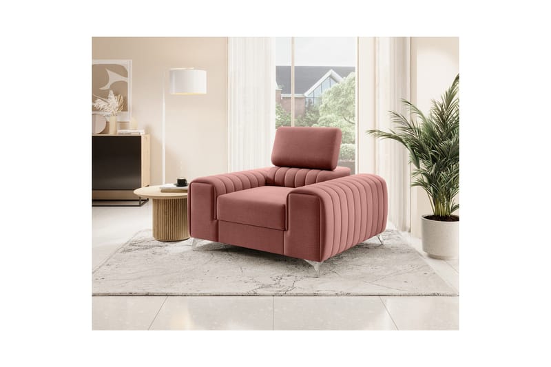 Laurece Fåtölj - Rosa - Möbler - Stolar & fåtöljer - Fåtölj