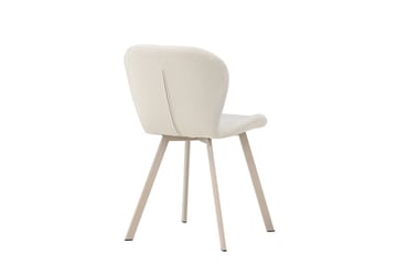 Lilja Matstol i Tyg med Metallben - Beige - Möbler - Stolar & fåtöljer - Matstol & köksstol